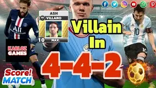 🔥4️⃣4️⃣2️⃣🔥 Ash (Villain 🦹&zwj;♂️ MBP) in Score! Match ⚽️🥅😎