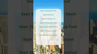 September Events in Chicago
