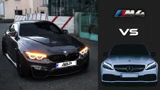 Stage 2 BMW M4 vs Stage 2 AMG C63s 90-300km/h