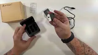 Artman GoPro Battery 3 Pack Charging Kit Unboxing and Demo