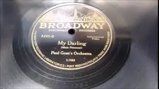 Paul Gosz's Orchestra - Broadway 8295 - Beautiful Blanche / My Darling