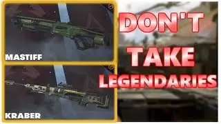 WHY YOU SHOULDN'T PICK UP THE LEGENDARY WEAPONS IN APEX LEGENDS