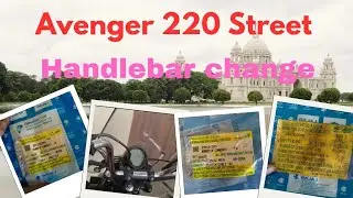 How to avenger || bajaj avenger 220 street modification || bajaj avenger bike || handlebar change