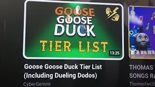 Kevin brown/ goose goose duck  tier list  (lncluding  dueling  dodos)
