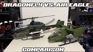 G.I. Joe Classified Haslab Dragonfly V.S. Fan's Hobby Air Eagle Comparison