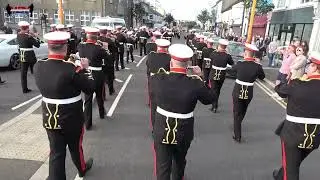 Pride of Ballinran Flute Band Before Their Own Parade 2025