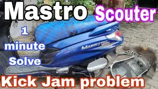 Kick jam problem. Why does scooter Gets Jammed? Scooter kick jamm reparing