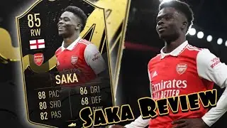 FIFA 23 | SAKA TOTW PLAYER REVIEW! | HE CANT BE 85 RATED! 👀