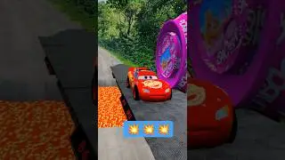 Skibidi Toilet & Squid Game & Sprunki & Crazy Frog & Spiderman VS Bollard Barbie in BeamNGDrive #13