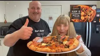 Ham & Portobello Mushroom Pizza!