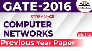Computer Network  Question & Solutions - Year 2106 (Set -2) | GATE Computer Science | GateExcellence