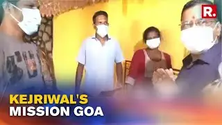Exclusive Visuals of AAP Chief Arvind Kejriwal's Door To Door Campaign At ST Andre In North Goa