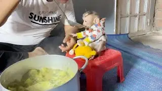 So Cute BB DAM Join Testing Soup With Mommy After Cook