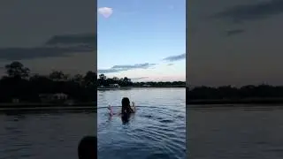 Sunrise swim💗 #music #summer