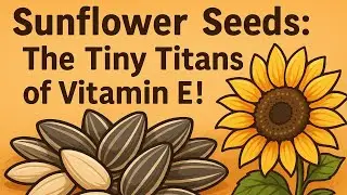 Sunflower Seeds: The Tiny Titans of Vitamin E!