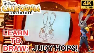 Disney California Adventure Animation Academy- Learn to Draw Zootopia’s Judy Hops!!