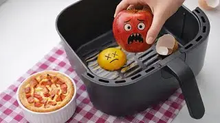 Can an Apple and an Egg in the Air Fryer Turn Into THIS?! 😱