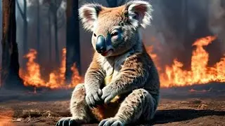 In 2019 dangerous fire in the forest of Australia, which was extinguished by the superhero kangaroo!