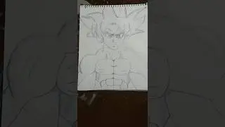 Goku ultra drawing#art#shorts#video#like and subscribe 🙏
