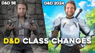 Notable class changes in the new D&D PHB