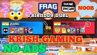 🤯can i defeat KRISH gaming ||frag new update 1.9.3 || pro player vs JKM gamer