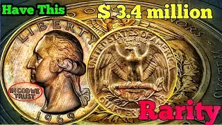 Rare 1969d Quarter Dollar coins that are worth Money!