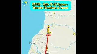12935 - Bdts St Sf Express : Bandra Terminus to Surat Train || Mumbai to Surat || Bombay to Surat ||