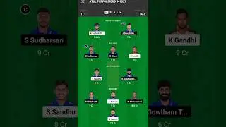 SS vs LKK Dream11 Prediction | LKK vs SS Dream11 Team |SS vs LKK TNPL 2023 19th T20 Match Prediction