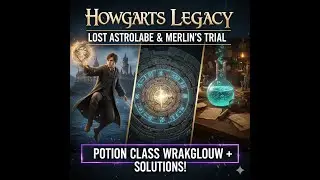 Hogwarts Legacy: Lost Astrolabe Quest & Merlin's Trial Solution | Potion Class Walkthrough