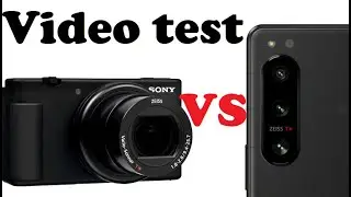 Sony ZV-1 Xperia 5 IV video test