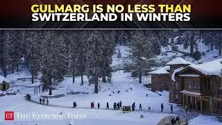 Stunning visuals show J&K's Gulmarg covered in snow, no less than Switzerland in winters, watch!