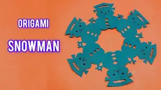 ☃️☃️☃️ Create Your Own Origami Snowman!☃️☃️
