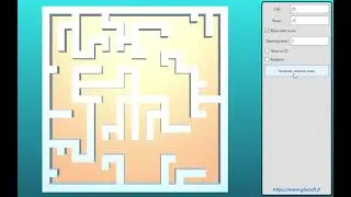 Generate random maze with Delphi