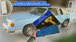 ATTEMPTING TO REPAIR MY CENTER CONSOLE ARM REST PAD FOR THE CUTLASS
