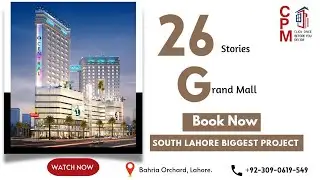Q Central Grand Mall & residences Mega Project Of Q links bahria orchard Raiwind road lhr
