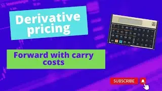 Forward pricing with carry costs