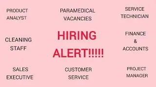 HIRING ALERT||DAILYJOBUPDATES||KERALA JOBS||PRIVATE JOBS #hiringnow#keralajobs #dailyjobupdates #job