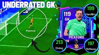 114 OVR PICKFORD 🔥 | UNDERRATED GK IN FC MOBILE ⁉️ | FULL REVIEW 🗿❤‍🔥