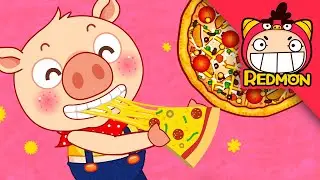 Pizza song | Food song | Nursery rhymes | REDMON