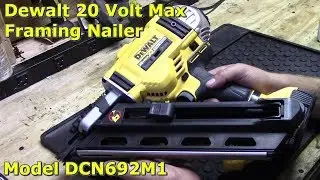 Dewalt 20 Volt Max Cordless Framing Nailer Review by @GettinJunkDone