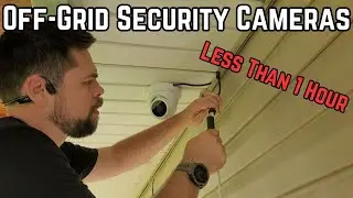 Off Grid Solar Powered ONWOTE Security Camera System