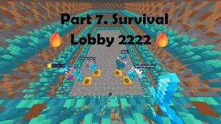 Bloxd.io Survival Lobby 2222 (Part 7.). Killing 2 Killaura users💀.