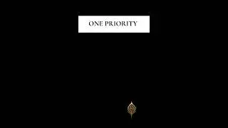 Select One Priority #priority🔑 #focus🔥 #clarity✨