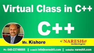 Virtual class in C++ | C++ Tutorial | Mr. Kishore