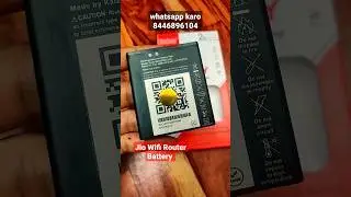 Jio JMR 540 Router Battery | Jio JMR 541Fi3 Router Battery | Jio JMR Fi4 4G Battery | Scub-Mfb260001