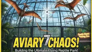 Jurassic World Evolution 3 LIVE (Part 7): AVIARY CHAOS! Building the Ultimate Flying Reptile Park!