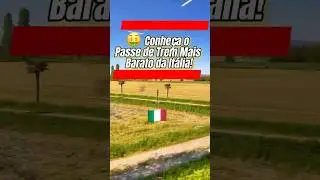 🚆 Por Menos de &euro;60  Passe Ilimitado de Trem na It&aacute;lia! #trem #trenitalia #economia