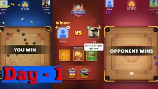 Carrom Game Play | Carrom Game Trick | Day 1