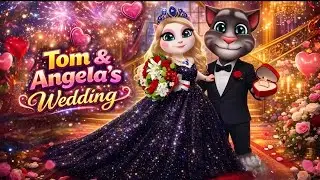 My angela 2 and My tom 2 Wedding. My talking anglea 2 & My talking tom 2