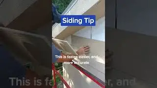 Siding hack  #bluecollar #construction #hardwork #jobsafety #hack #tools #carpenter